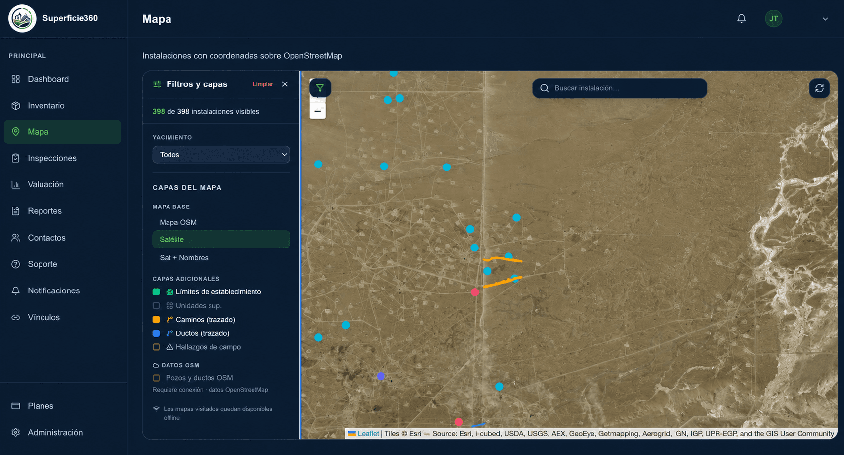 Mapa interactivo